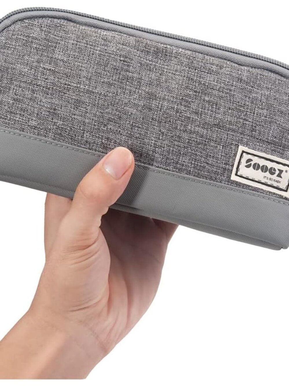Wide-Opening Pencil Pen Case, Lightweight & Spacious Pencil Bag Pouch Box Organi